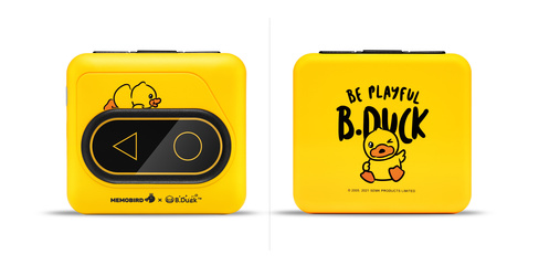 咕咕联名时光机 當B.DUCK小黃鴨遇見復古放映計算機